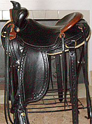 Black Formfitter Saddle