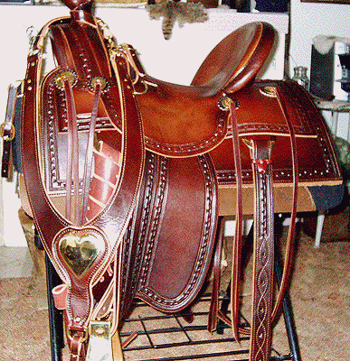old time horse saddle
